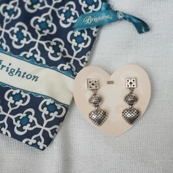 Brighton Vintage Heart ❤ Earrings 3 tier - Picture 11 of 13